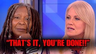 Whoopi Goldberg CUTS THE FEED After Kellyanne Conway ENDS HER For Saying ONE Thing About Trump Live [upl. by Nrehtak]