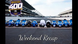 Kyle Larson claims controversial redemption win in the return of the Brickyard 400 Weekend Recap [upl. by Calmas]