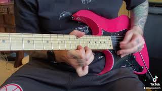 Funky Town  Pseudo Echo  guitar solo cover [upl. by Sire952]