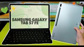 Unboxing Samsung Galaxy Tab S7 FE 2021 📦  Mystic Green Samsung DeX Design amp Price  Philippines [upl. by Etna]