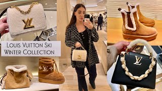 Louis Vuitton Ski Collection New Bags Shearling Shoes Accessories amp RTW  London Luxury Shopping [upl. by Uel]