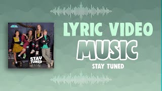 STAY TUNED  MUSIC 🎸 OFFICIAL LYRIC VIDEO  JUNIOR SONGFESTIVAL 2024 🇳🇱 [upl. by Aires717]