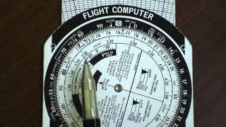 E6B Flight Computer Kilometers to Statue or Nautical Miles [upl. by Ocicnarf]