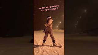 Snowboarding gone wrong fail funny snowboard [upl. by Engleman]