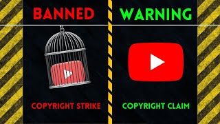 Copyright Strike vs Claim What Every YouTuber Needs to Know [upl. by Weatherley699]