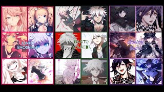 Danganronpa DR1 SDR2 NDRV3 Character Theme Songs [upl. by Ivo]