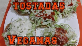 Recetas Vegetarianas de Tostadas  Recetas Mexicanas  EL BORU [upl. by Nileuqcaj309]