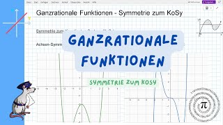 Ganzrationale Funktionen  Symmetrie zum KoSy [upl. by Ecirb974]