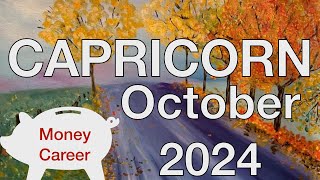 ♑️ Capricorn October 2024 💰 Victory New Chapter 💰 Money Career Finance Tarot Reading [upl. by Sayles]