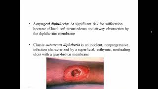 Diphtheria amp Pertussis pediatric lecture part 1 [upl. by Acirred]