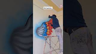 Calpe wall painting viral trending panting viral trending panting myartwork [upl. by Glenn]