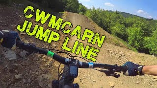 My dodgy first attempt at the new Cwmcarn jump run  Cwmcarn Y Mynydd Downhill [upl. by Loring]