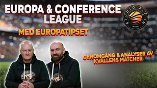 Genomgång av Europatipset  Europa amp Conference League [upl. by Samantha735]