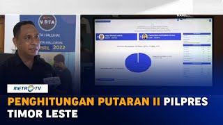 Hasil Coblosan Putaran II Pilpres Timor Leste 2022 Mulai Dihitung [upl. by Atnoved555]