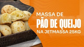 Receita de PÃO DE QUEIJO na masseira industrial JETMASSA 25kg  Interlaser Máquinas [upl. by Ibot]