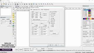 Laser marking machine parameter setup [upl. by Eniamurt]