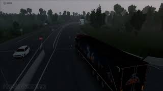 POV  Driving at ETS 2 from Le Mans to Roscoff with Renault T520 HIGH SLEEPER [upl. by Cid]