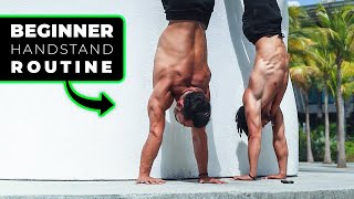 Daily Handstand Routine For Beginners 2024 Follow Along [upl. by Emya433]