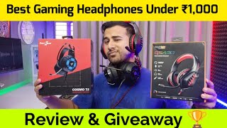 The Best Gaming Headphones Under ₹1000 [upl. by Eronaele]