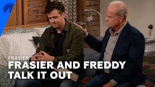 Frasier  Frasier And Freddy Talk It Out S1 E1  Paramount [upl. by Auhsuoj787]