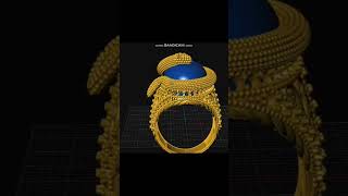 Snack ring gold jewellery ring bandicam tutorial [upl. by Dihsar]