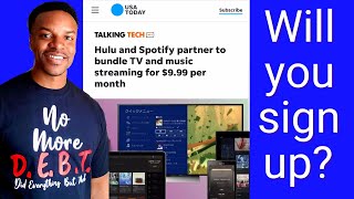 Spotify and Hulu partnership Subscribe or no Streaming wars [upl. by Alahs]