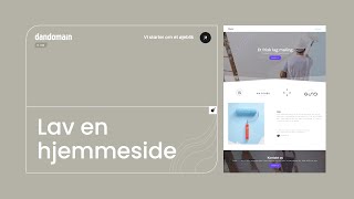 Sådan laver du din egen hjemmeside [upl. by Ahsoek]