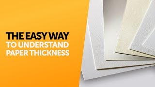 The easy way to understand the thickness of your paper [upl. by Atela]