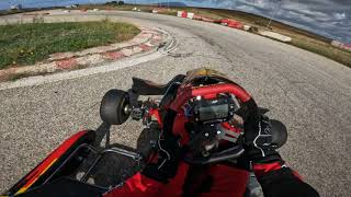 TEST ONBOARD KART KZ 125 KINISIA TP [upl. by Aicener]