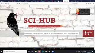 Scihub removing barriers in the way of science [upl. by Ricarda259]