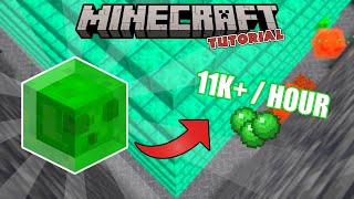 FAST Slime Farm With MAX Drops Option  Minecraft Slime Farm Tutorial [upl. by Rehtae]