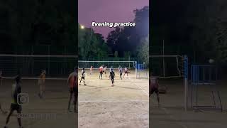 Evening practice at SU block Pitampura volleyballdrills volleyballspiketrainingdrills [upl. by Asirak155]