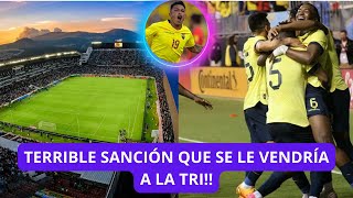 TERRIBLE ECUADOR jugaria SIN PUBLICO de LOCAL por ELIMINATORIAS RAMIREZ AHORA SI ES ECUATORIANO [upl. by Gunar]