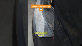 Platrier en carrossier 😱 Regarde ce quon a retrouver dérrière les 5 cms de mastic quen pense tu [upl. by Yalcrab976]