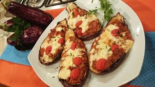 Berenjenas rellenas con bolognesa gratinadas [upl. by Culosio]