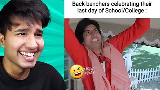 BACKBENCHERS MEMES ARE SUPER FUNNY 🤣 STUDENTS LIFE MEMES 😅 MR INKANI [upl. by Natassia]