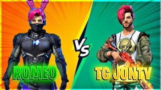 Romeo Gamer Vs TG Jonty Best Clash Aukat Delhi Ke cheeteh Free Fire🙂 [upl. by Layman647]