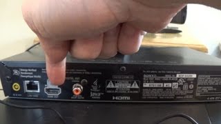 How to Setup a Sony BlueRay DiscDVD Player [upl. by Llerrot580]