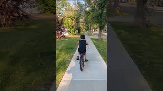 Exercise by cycling with boy [upl. by Ymarej150]