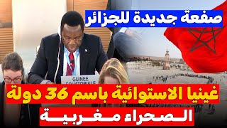 🔥باسم 36 دولة غينيا الاستوائية تصفع الجزائر وتعلن دعم مغربية الصحراء 🇲🇦 [upl. by Medeah]