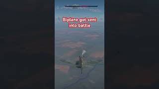 Biplane Vs Spitfire gaming warthunder planes ww2 [upl. by Bej999]