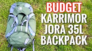 Karrimor Jura 35L Budget Backpack Review Sports Direct [upl. by Lipp]