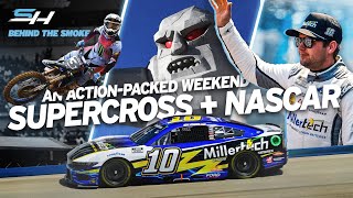 Noah Gragson All Access to ActionPacked Weekend of NASCAR amp Supercross  Behind The Smoke [upl. by Rice]