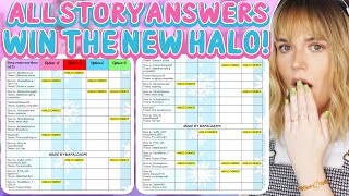 HOW TO WIN THE NEW HALO All Story Answers Glitterfrost Halo 2023 🏰 Royale High [upl. by Mecke]