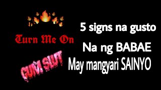 5 SIGNS NA GUSTO NA NG BABAE MAGPAGALAW SAYOTIPS AT KAALAMAN [upl. by Rodl73]