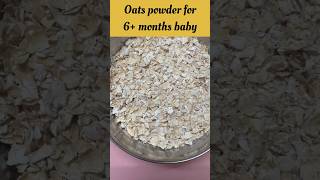 Oats cerelac for 6 months baby  homemade baby food [upl. by Averat947]