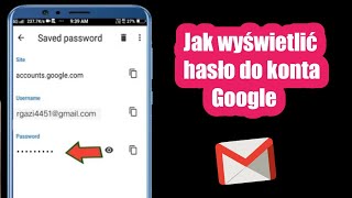 Jak wyświetlić hasło do konta Google na telefonie komórkowym  Zobacz swoje hasło Google [upl. by Neomah]