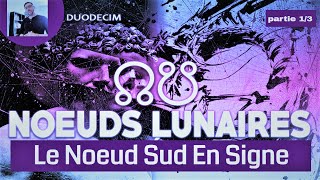 Astrologie Karmique  Interprétation des Nœuds Lunaires Signe Par Signe  Le Nœud Sud 13 [upl. by Veneaux]