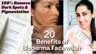 Bioderma Face wash to remove dark spots amp pigmentation 💯 Bioderma Pigmentbio Foaming Cream Review [upl. by Lamiv]