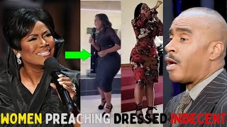 Juanita Bynum AGAINST Women Preaching the Gospel for quotProvocativequot Dressing Gino Jennings AGREES [upl. by Adaven]